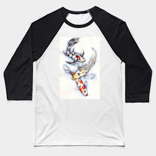 Koi Fish Baseball T-Shirt